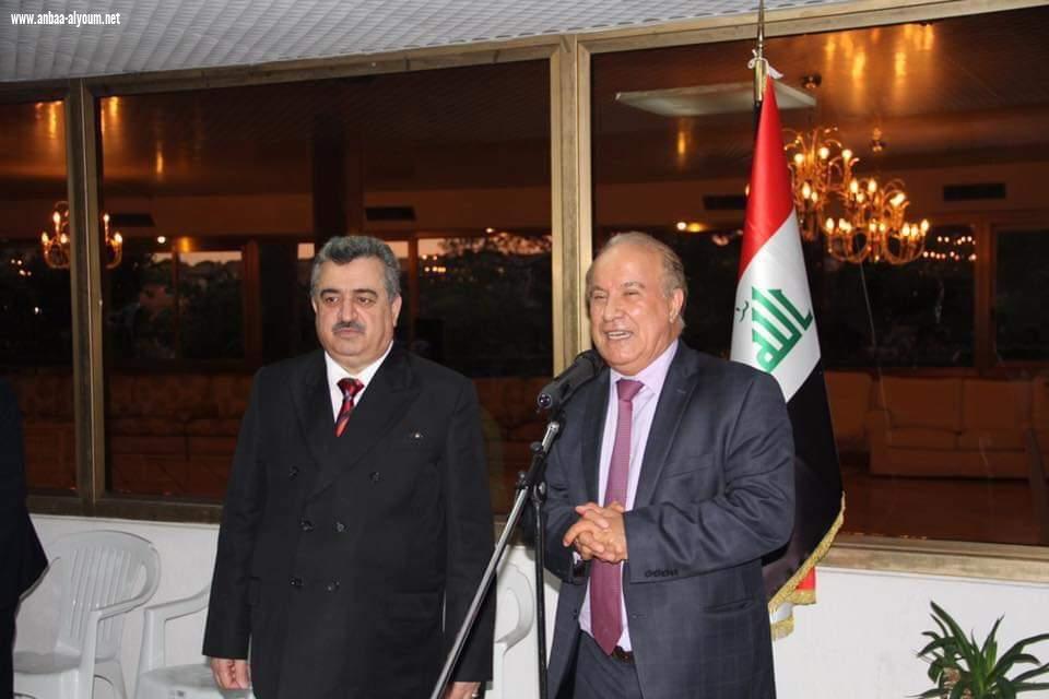 السفير عمر البرزنجي يقدم التعازي الحارة والأسف الشديد بوفاة زميله السيد السفير الدكتور أحمد بامرني