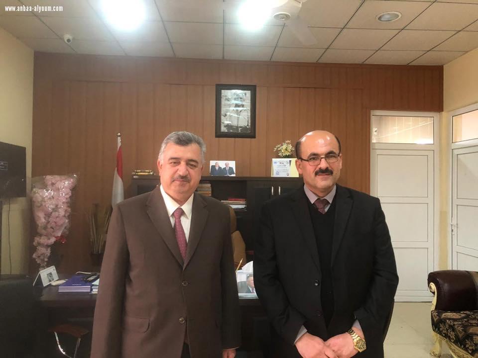 السفير عمر البرزنجي يزورسعادة الحاكم رمك رمضان قائم مقاممقام قضاء چم چمال