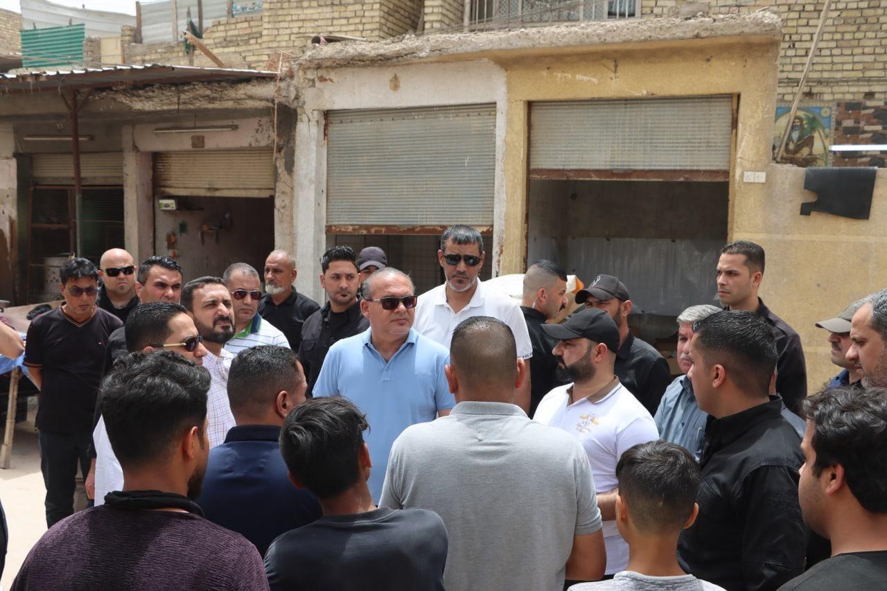 المعمار علاء معن يعلن ادراج منطقتي الاورفه لي وحي طارق ضمن حملة الاعمار والتطوير بدعم من اعضاء مجلس النواب