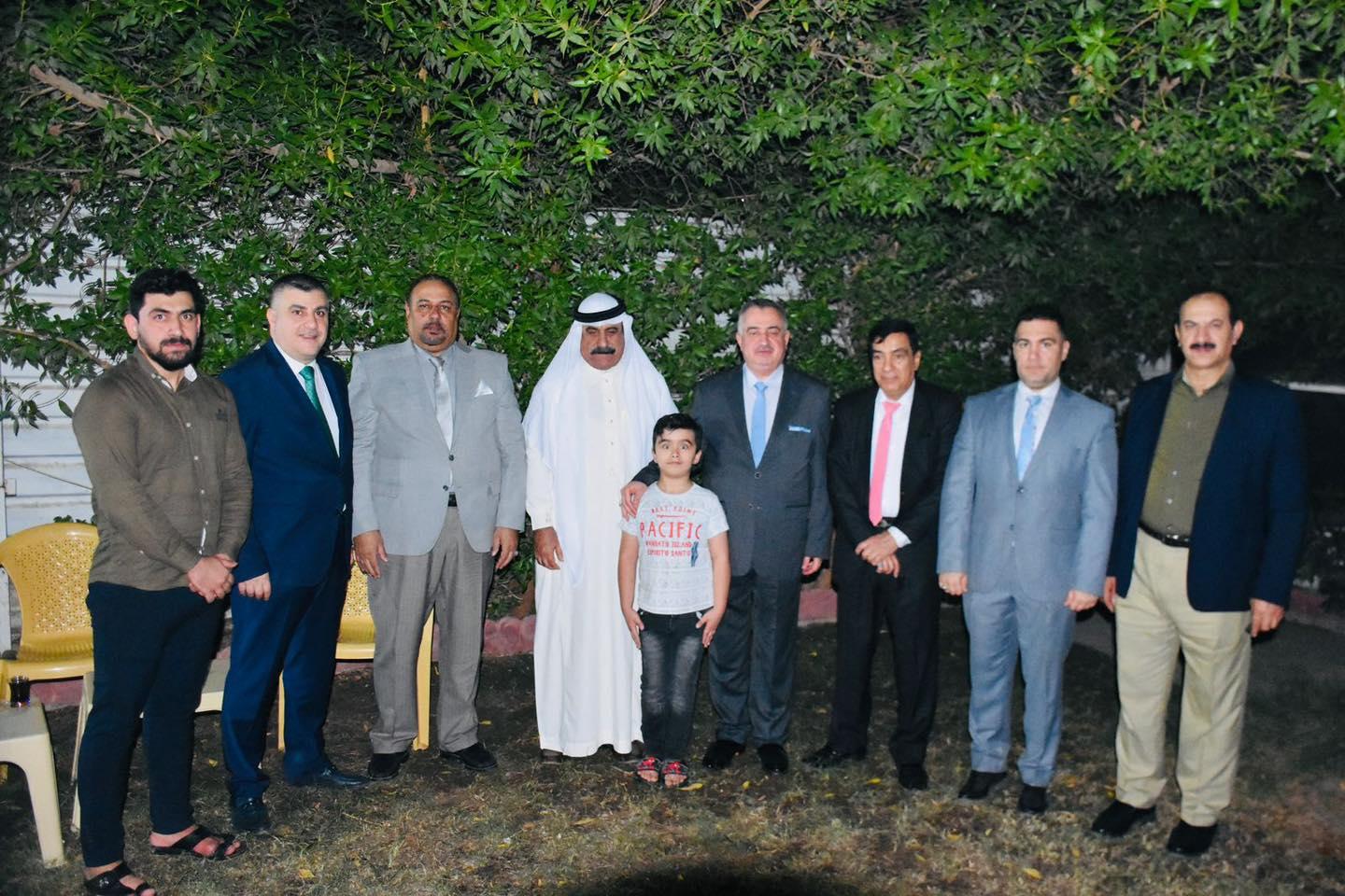 الوكيل البرزنجي يلبي دعوة كريمة من لدن الشيخ عبد الجبار العنزي