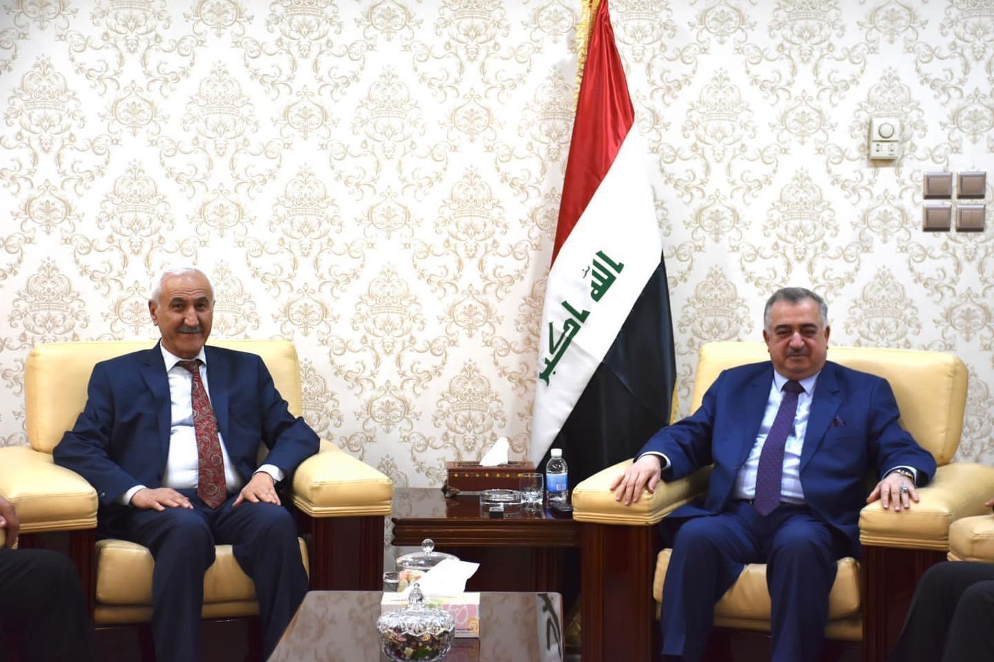 الوكيل البرزنجي يستقبل القاضي رزگار محمد أمين 