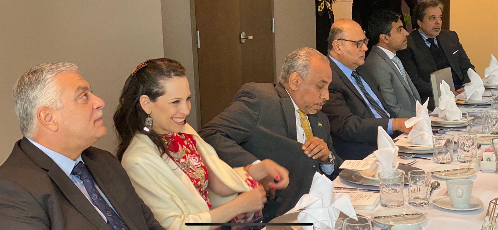 رئيس البعثة العراقية في اوتاوا حيدر راضي ناصر الشمرتي  يحضر الدعوة التي أقامها مجلس سفراء جامعة الدول العربية