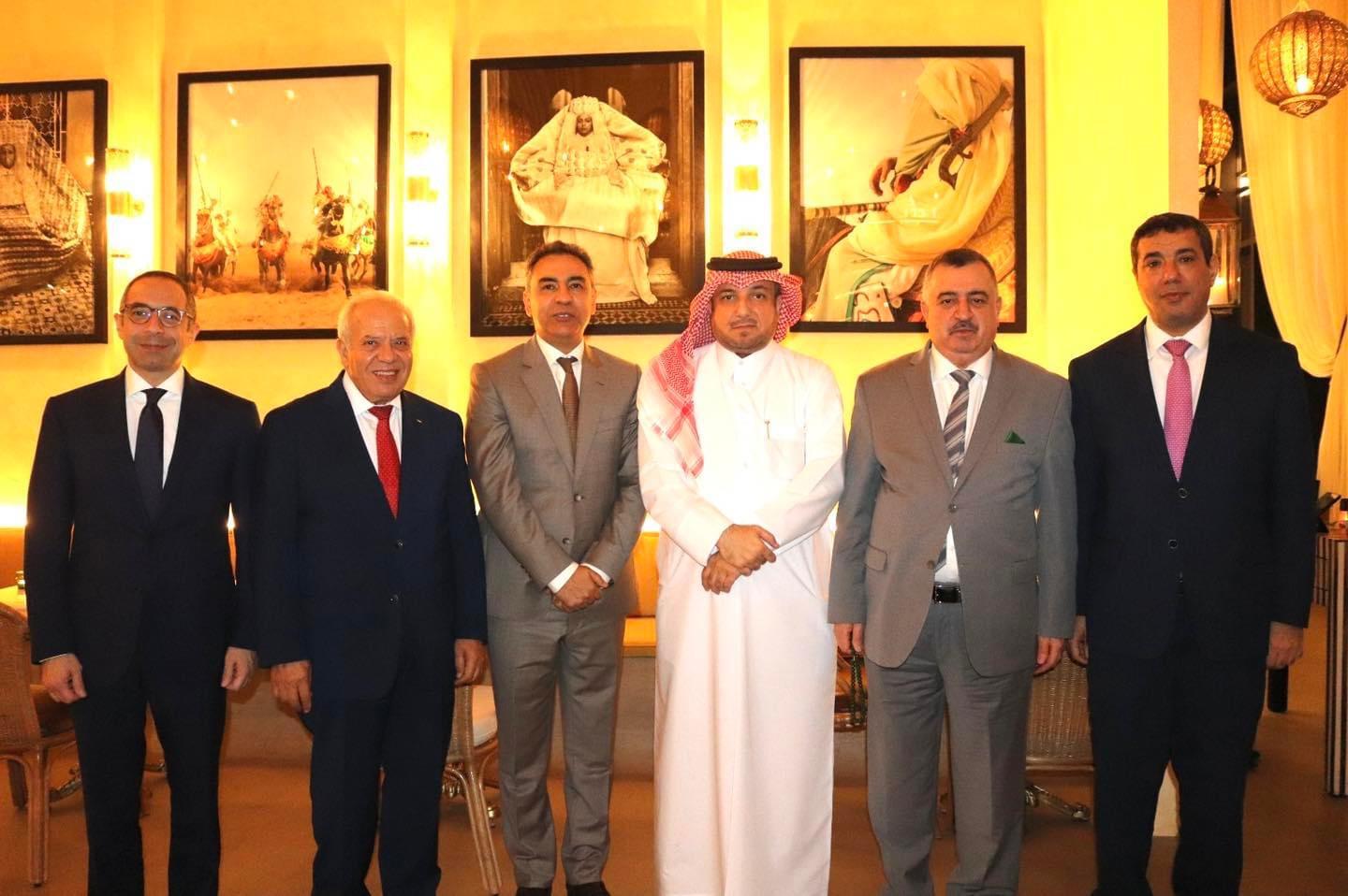 السفير البرزنجي يلبي دعوة عشاء من سعادة سفير المملكة المغربية الشقيقة