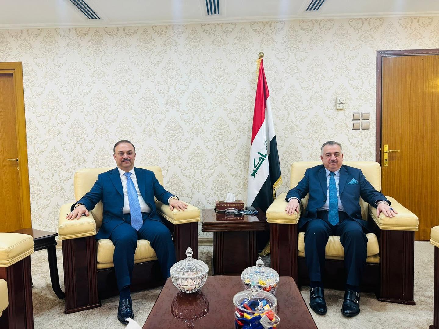 الوكيل البرزنجي يستقبل صاحب مجموعة شركات كار