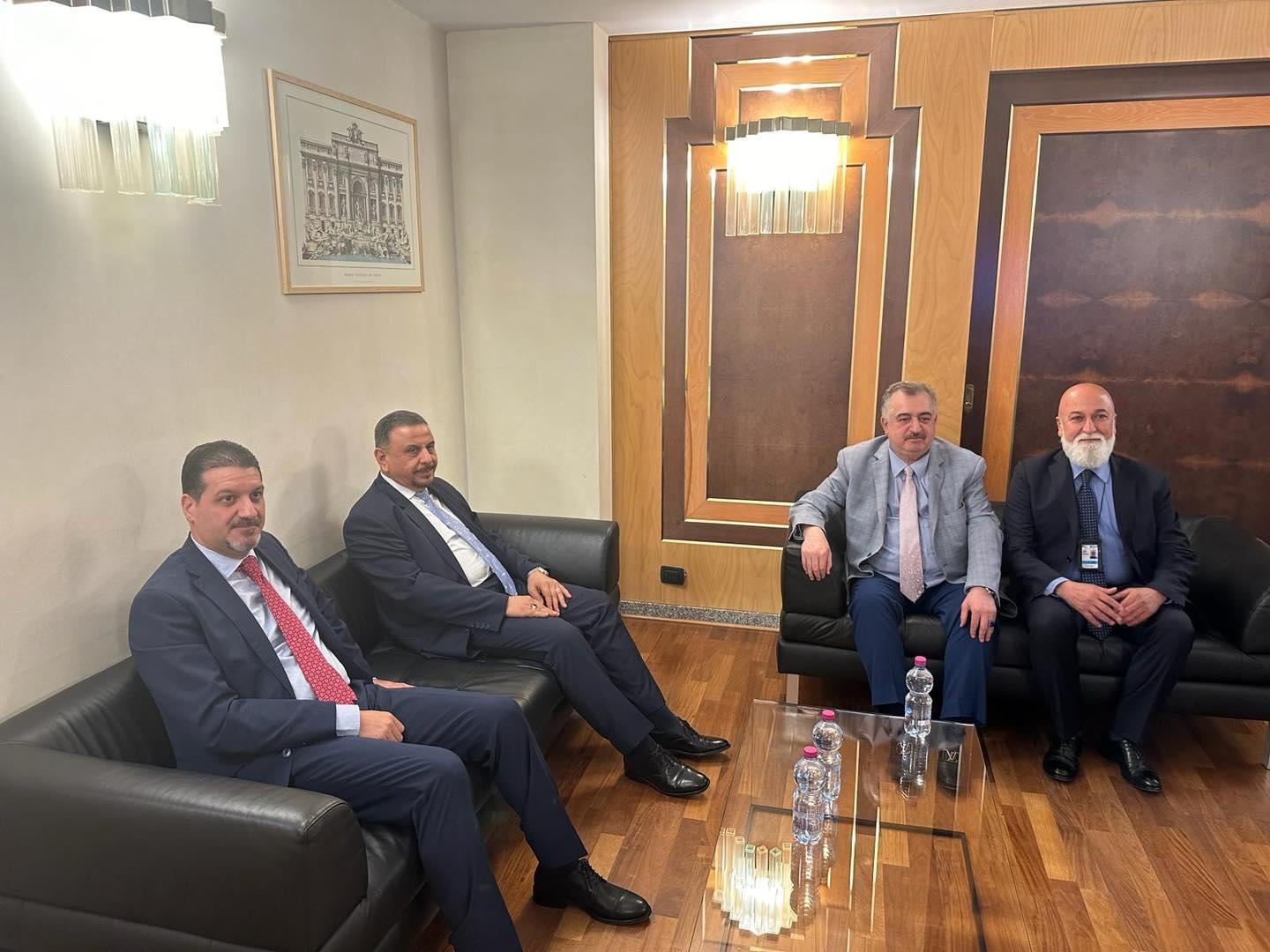 الوكيل البرزنجي يلتقي سفير جمهورية العراق لدى الكرسي الرسولي