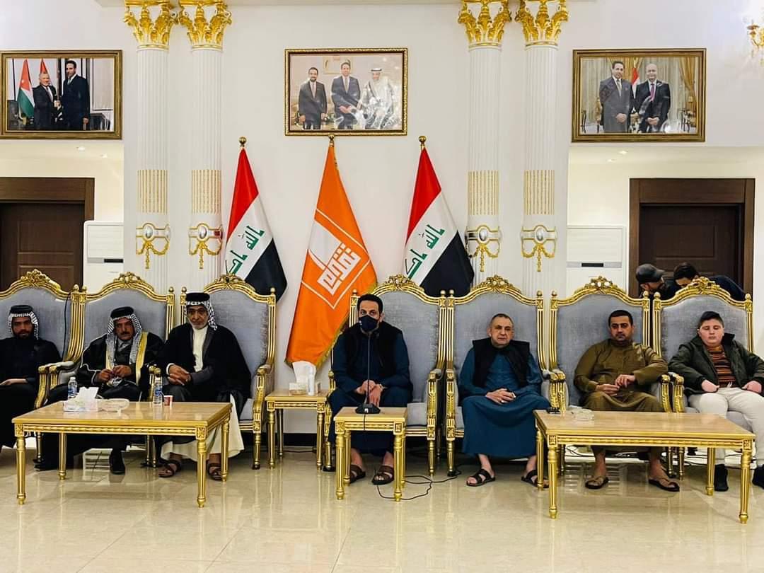 الجنابي يستقبل اهله واخوته من مختلف المناطق