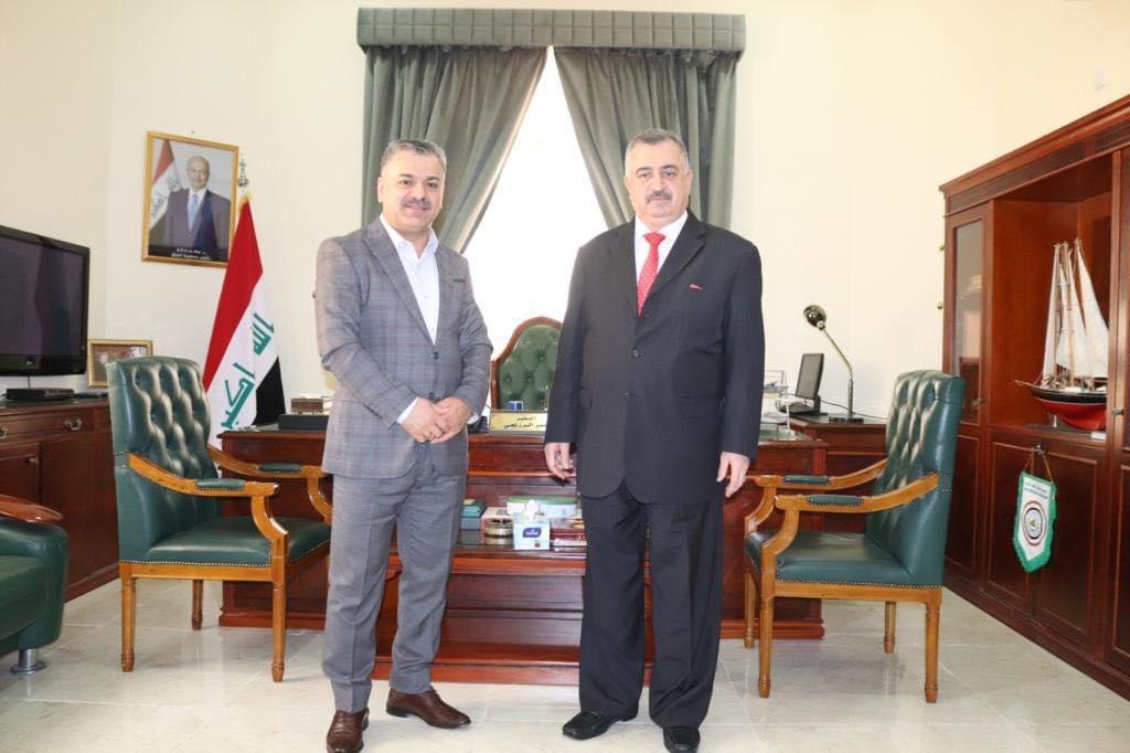 السفير عمر البرزنجي يسقبل رجل الأعمال العراقي السيد جبار ملا بكر گاپيلوني