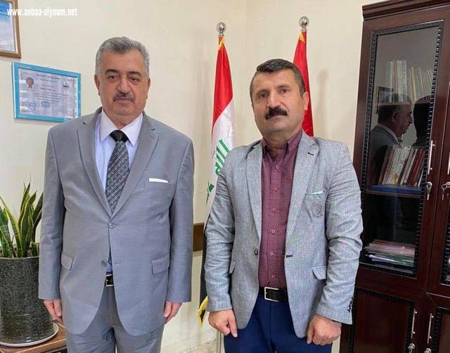 السفير عمر البرزنجي يلتقي بالعقيد الحقوقي فاضل فائق علي مدير شؤون الاحوال المدنية في السليمانية