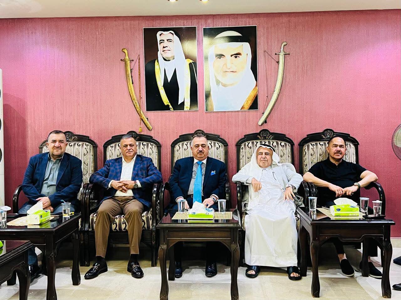 سفير جمهورية العراق لدى المملكة الأردنية الهاشمية يلبي دعوةً من الشيخ محمد نايف الكبيسي