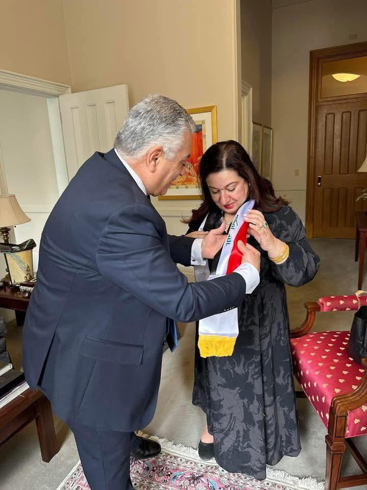 رئيس بعثة جمهورية العراق يلبي دعوة رئيس اللجنة الدائمة في مجلس الشيوخ الكندي