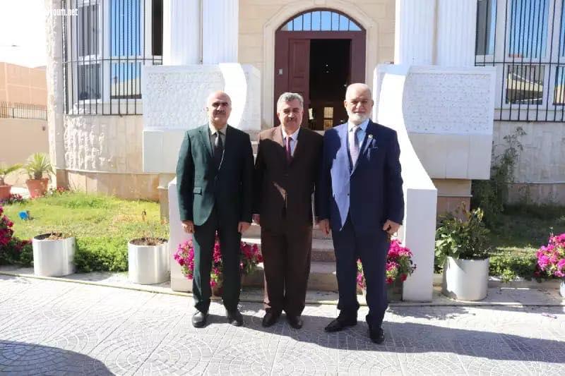 السفيرعمر البرزنجي يستقبل مستشار فخامة رئيس الجمهورية 