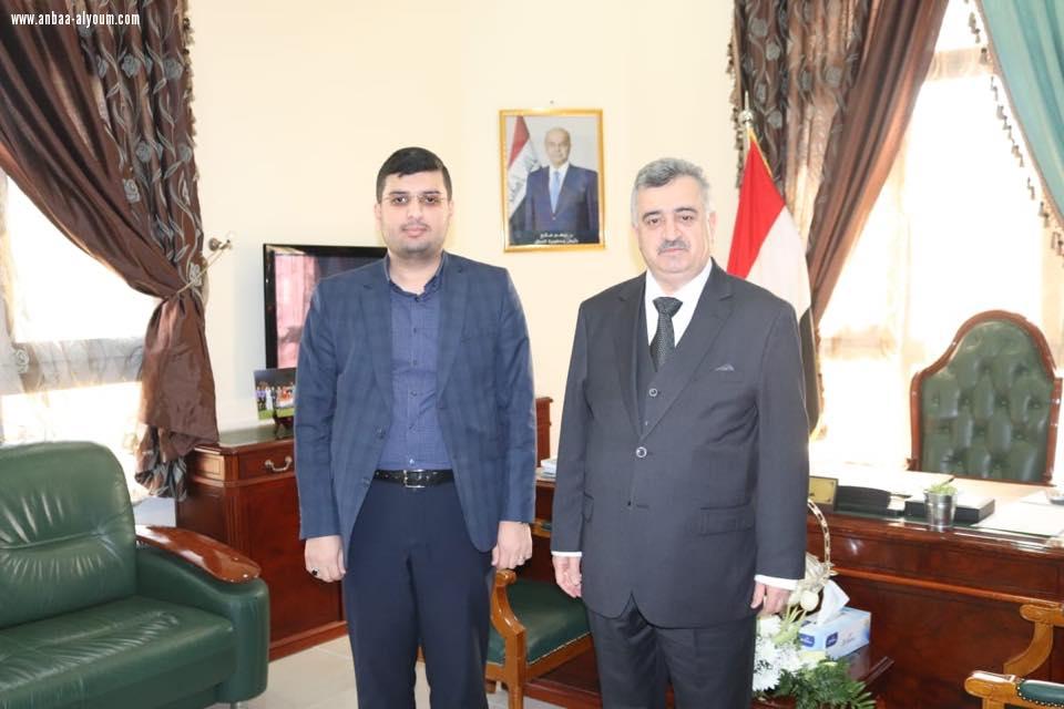 السفير عمر البرزنجي يستقبل السيد محمد جواد الحكيم 