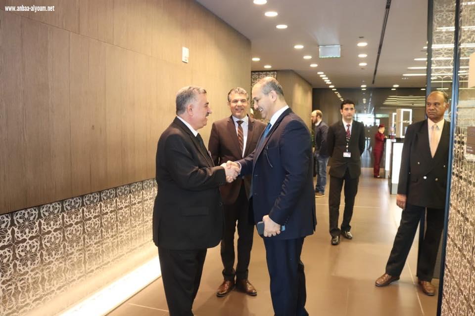 السفير عمر البرزنجي يستقبل الدكتور علاء عبد الحسين الساعدي رئيس هيئة الاوراق المالية العراقية