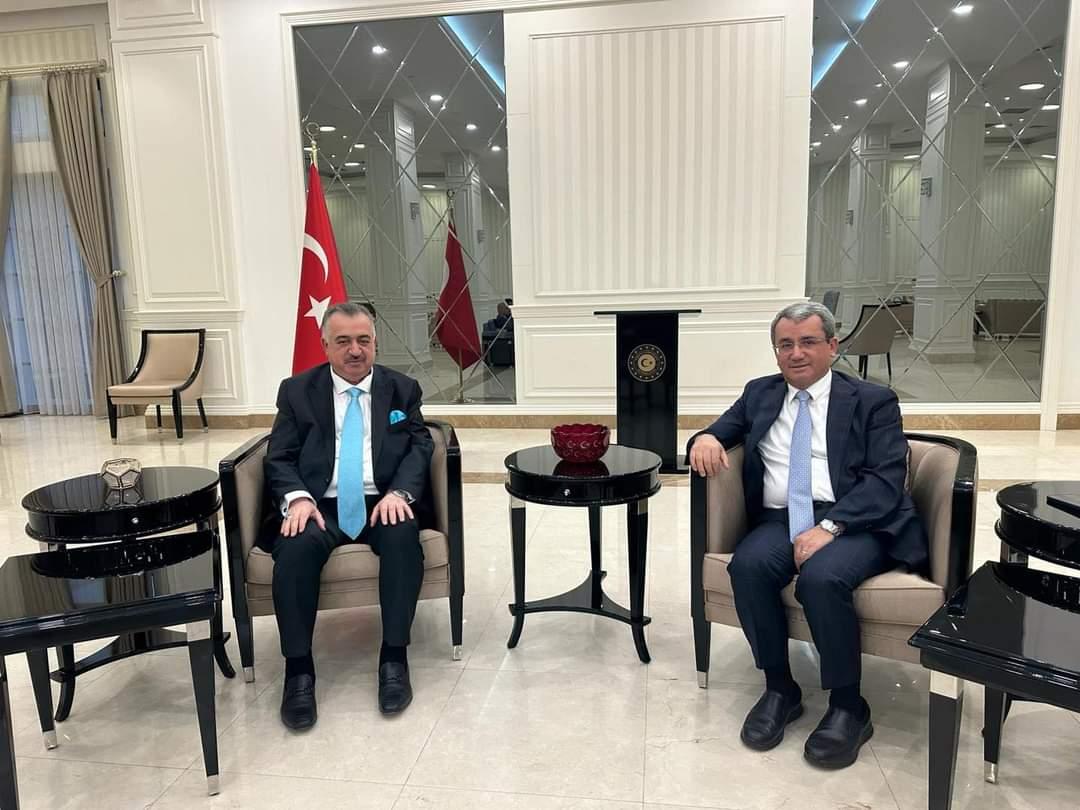 الوكيل البرزنجي يلبي دعوة افطار خاصة من وكيل وزارة الخارجية التركية في بغداد