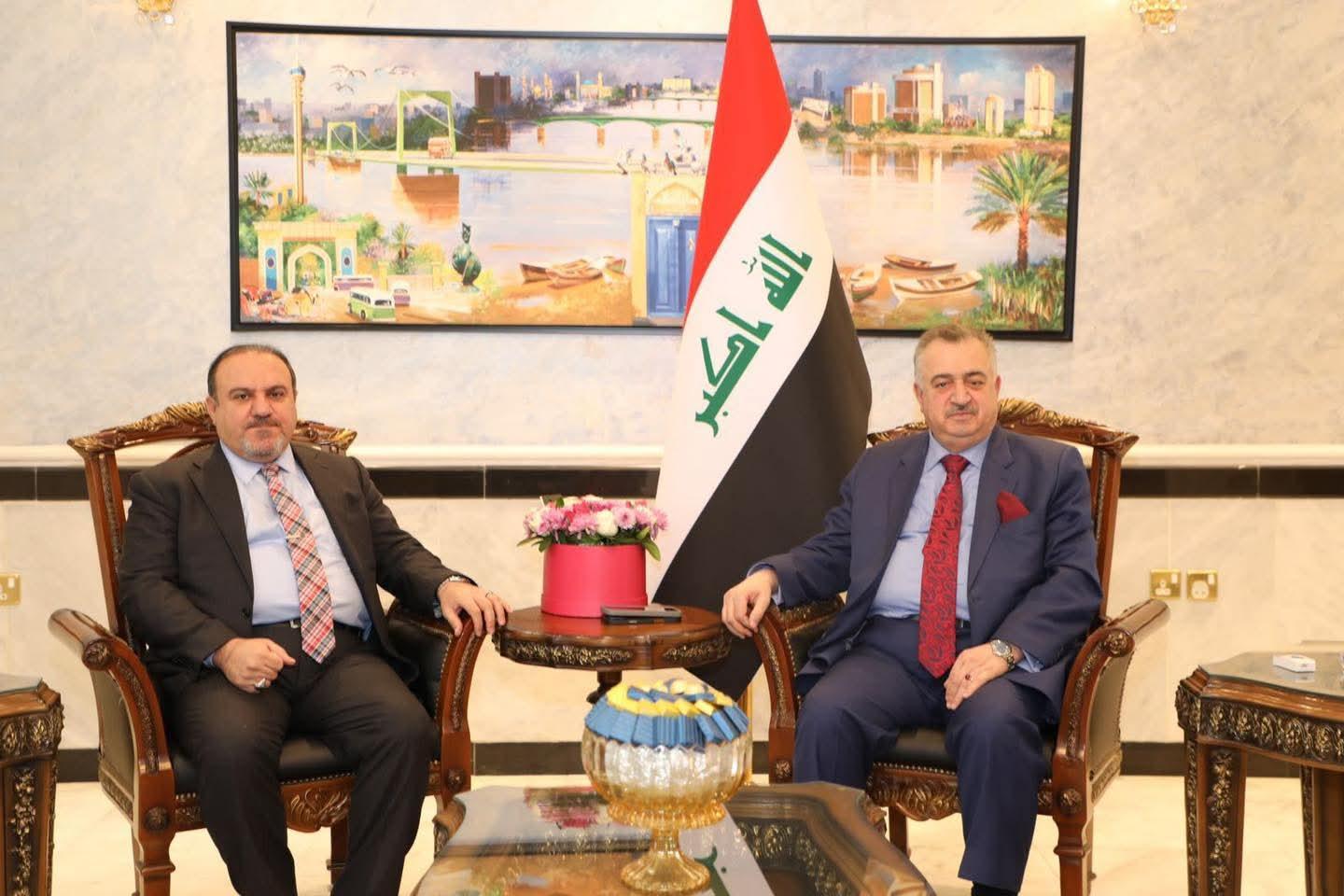 السفير البرزنجي يستقبل وزير العدل العراقي السابق القاضي سالار عبد الستار