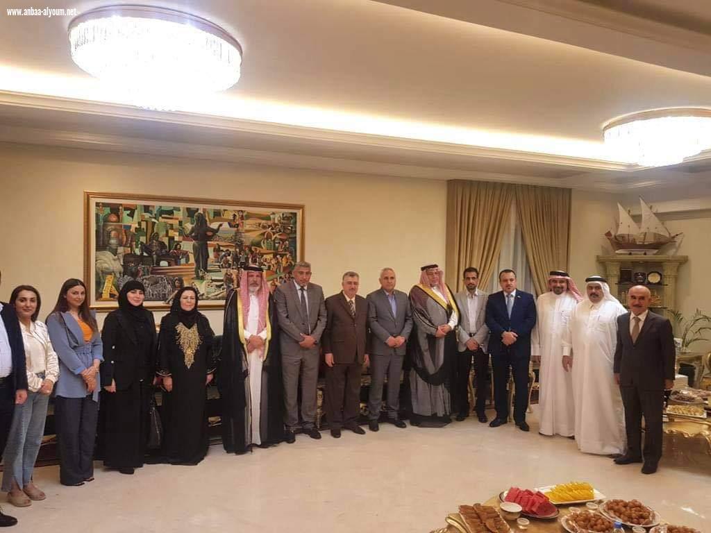 السفير عمر البرزنجي يُقيم مأدية افطار على شرف الوفد النيابي رفيع المستوى