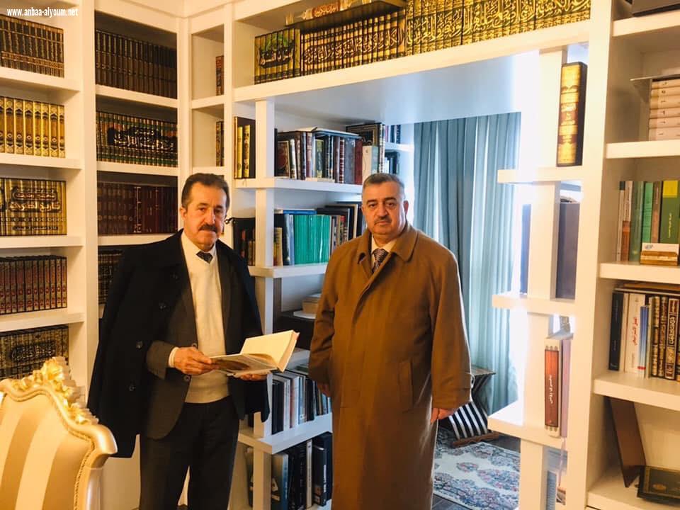 السفير عمر البرزنجي يستقبل الاستاذ عثمان القرداغي