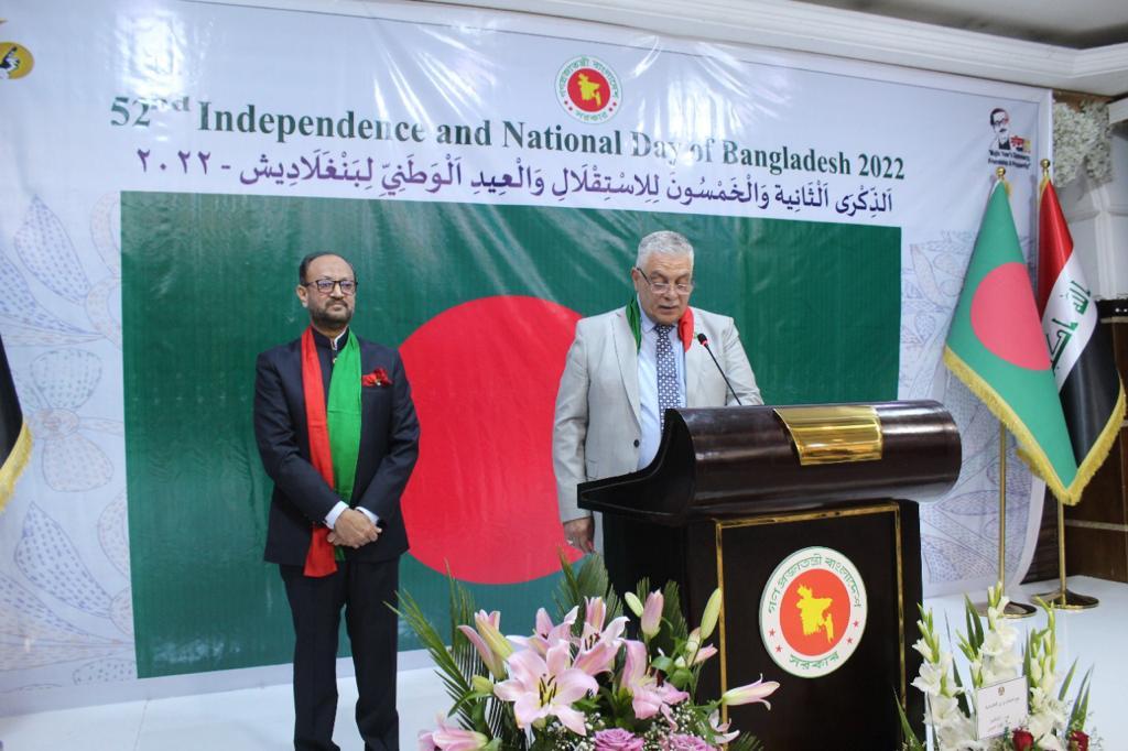 بدعوة من سفير جمهورية بنغلاديش الشعبية رئيس دائرة آسيا وأستراليا ضيفا للشرف 