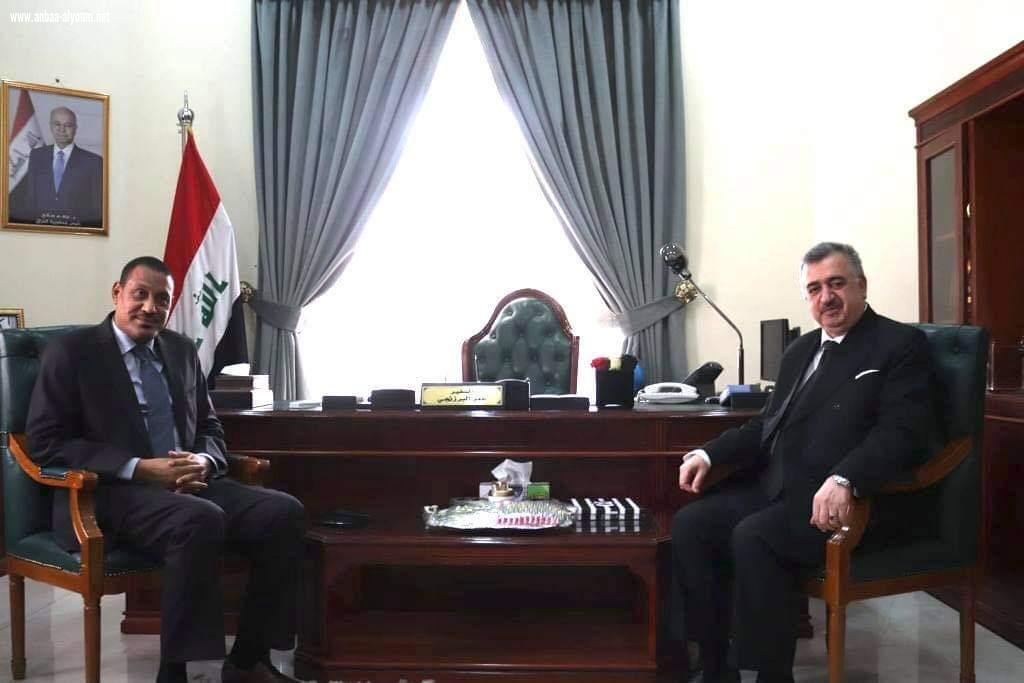 السفير البرزنجي يستقبل في مكتبه سعادة سفير جمهورية النيجر لدى دولة قطر