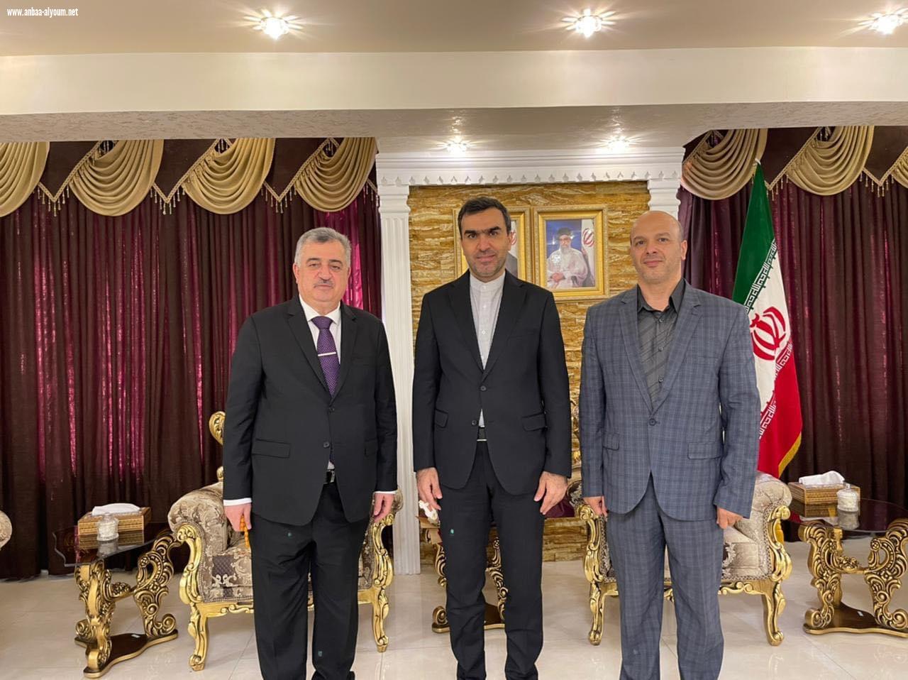 السفير عمر البرزنجي يزور القنصل العام للجمهورية الاسلامية الايرانية في السليمانية