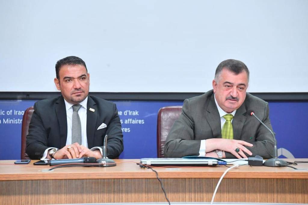 وكيل وزارة الخارجية عمر البرزنجي يلقى محاضرة بعنوان (دبلوماسية الأديان) في معهد الخدمة الخارجية