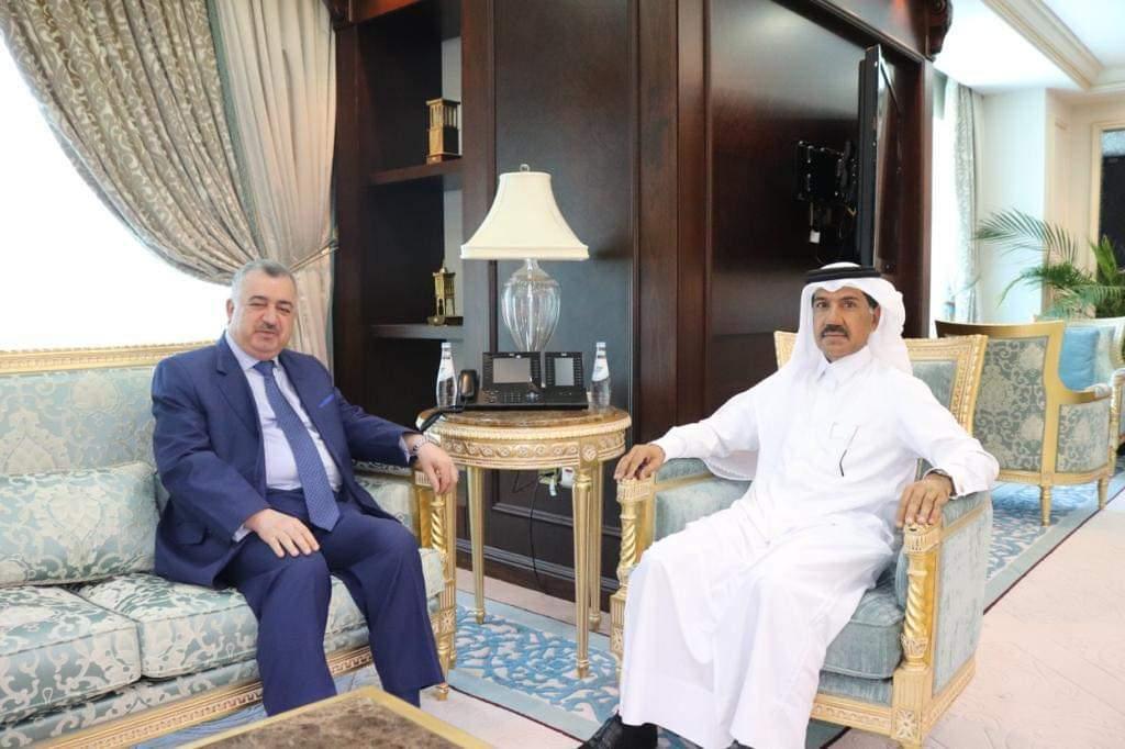 السفير البرزنجي يزور سعادة الامين العام لوزارة خارجية دولة قطر