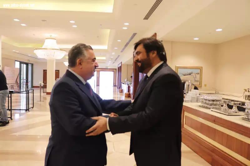 السفير البرزنجي يقدم العزاء بوفاة السفير عبدالحكيم دليلي