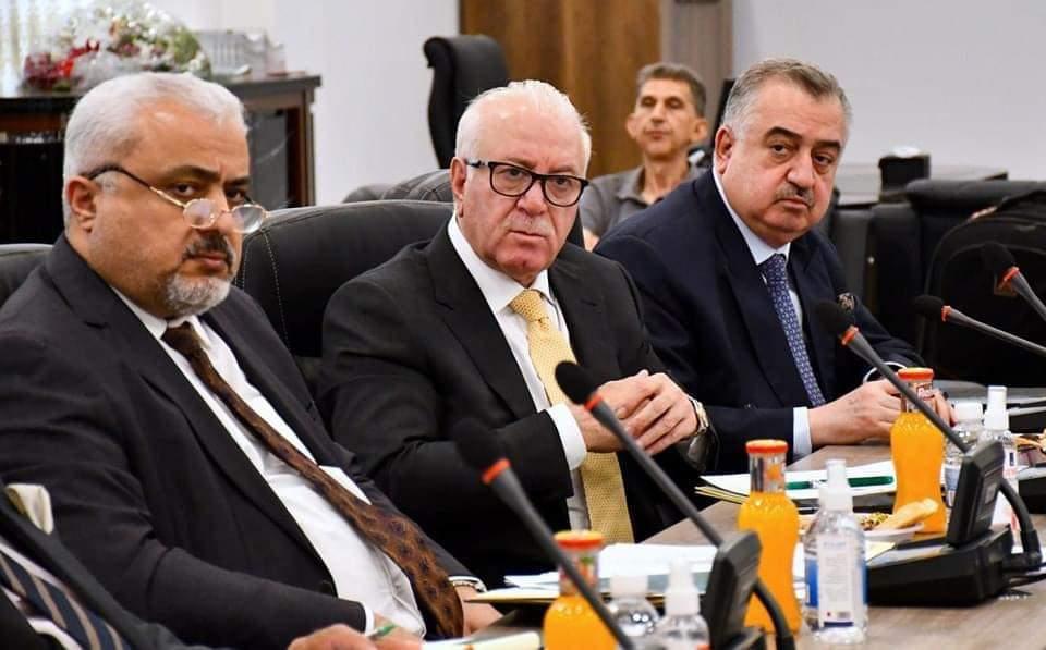 وكيل وزارة الخارجية البرزنجي يشارك في إجتماع اللجنة الوطنية للتغيرات المناخية.