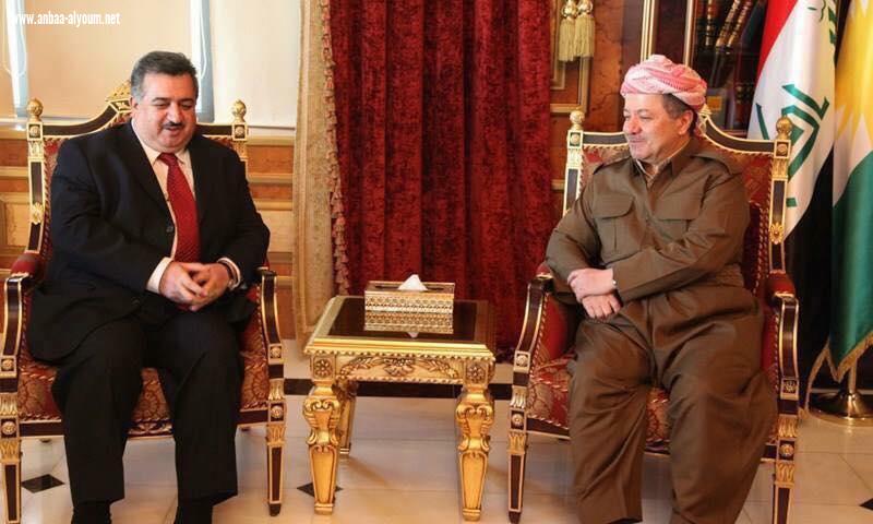مسعود البارزاني ورئيس اقليم كوردستان يتصلان بالسفير عمر البرزنجي ويقدمان له التعازي الحارة بوفاة شقيقه