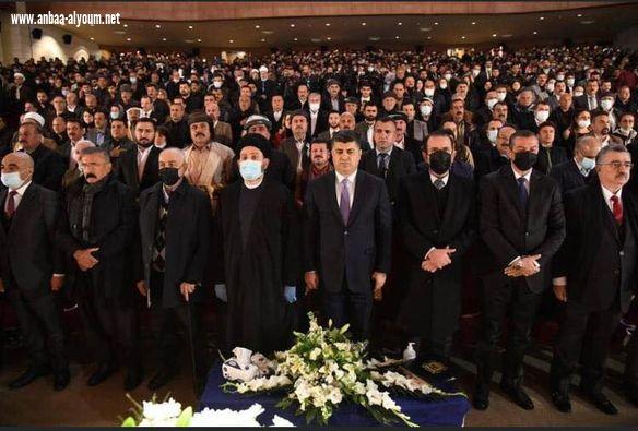 السفير عمر البرزنجي يحضر الحفل التأبيني لذكرى شهيد المحراب في السليمانية بعد ظهر يوم السبت 20/2/2021