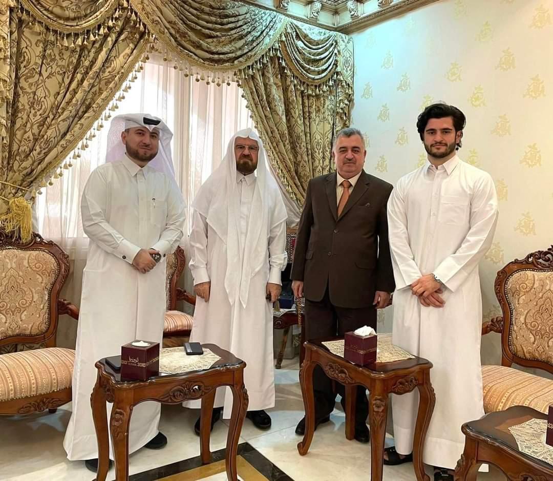 السفير عمر البرزنجي يزور فضيلة الشيخ البروفيسور الدكتور علي القره داغي