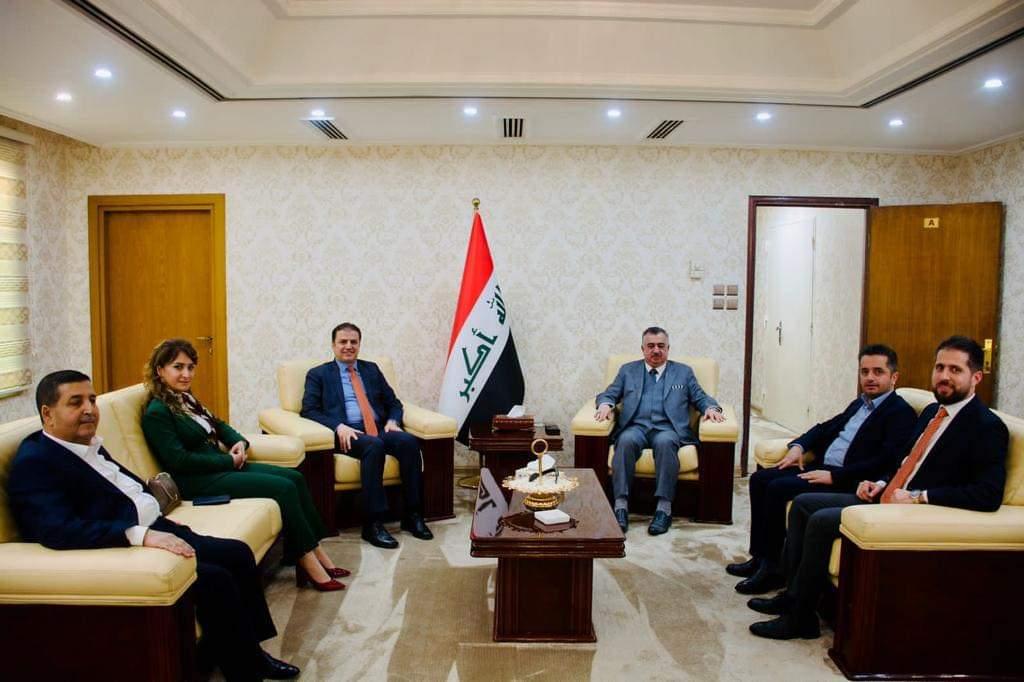 السفير البرزنجي يستقبل قائمقام قضاء شيخان