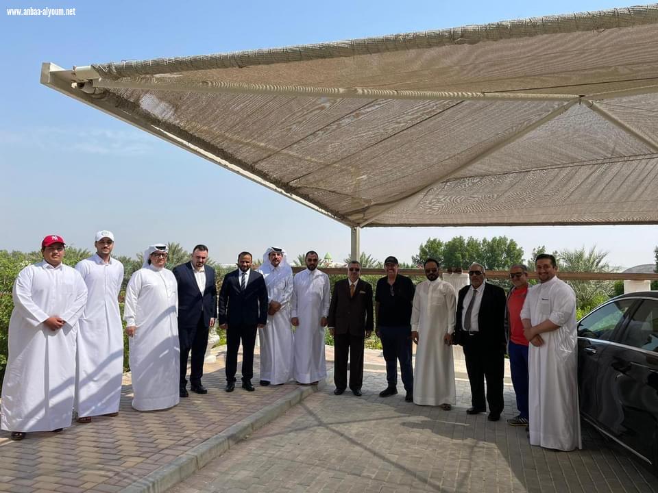 السفير عمر البرزنجي يلبي دعوة رئيس مجلس ادارة الشركة العالمية  لتطوير المشاريع في مدينة الخور القطرية