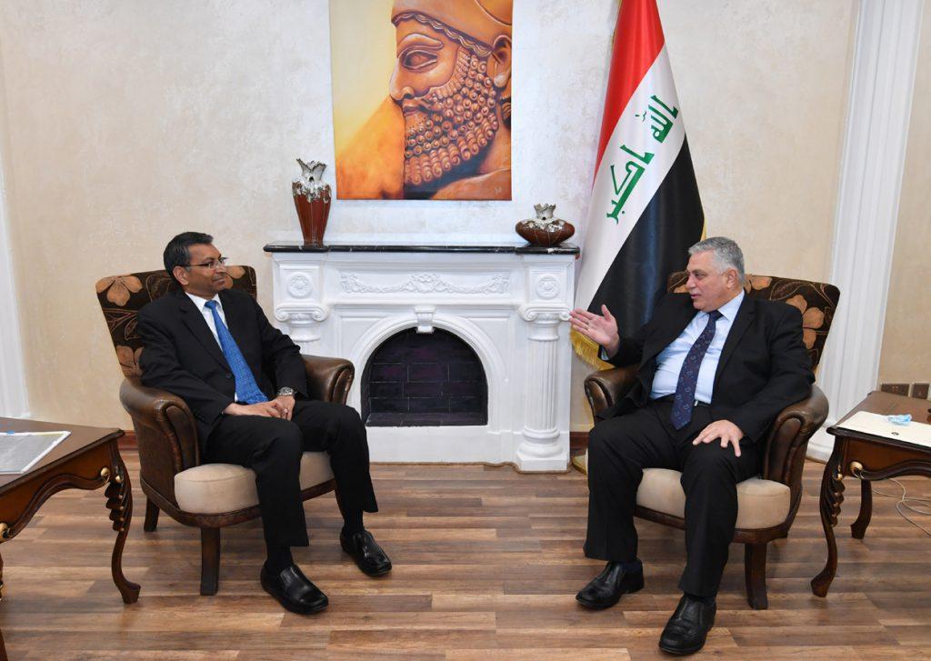 رئيس دائرة آسيا وأستراليا يلتقي السفير الهندي لدى العراق