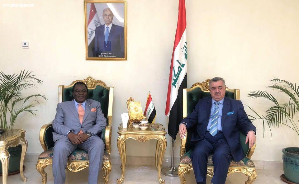 السفير عمر البرزنجي يستقبل سفير جمهورية كينيا