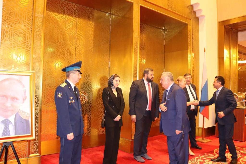 السفير البرزنجي يشارك في حفل استقبال بمناسبة العيد الوطني الروسي في الدوحة