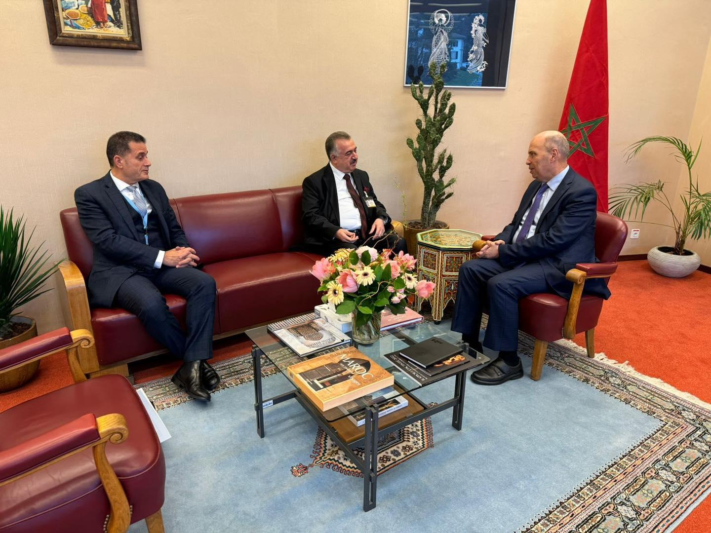 وكيل وزارة الخارجيَّة للشُؤُون مُتعددة الأطراف والشُؤُون القانونيَّة يلتقي رئيس مجلس حقوق الإنسان