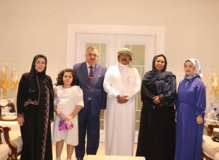 السفير البرزنجي يلبي دعوة عشاء من سعادة عميد السلك الدبلوماسي - سفير دولة ارتريا