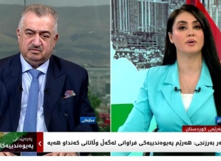 وكيل وزارة الخارجية عمر البرزنجي في مقابلة تلفزيونية باللغة الكوردية مع قناة كوردستان 24