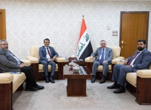 وكيل وزارة الخارجية للشؤون متعددة الأطراف والشؤون القانونية يستقبل المدير المؤقت لمكتب الأمم المتحدة لمكافحة الارهاب في العراق