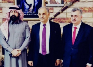 السفير عمر البرزنجي يلتقي بمعالي الدكتور صالح المطلك نائب رئيس الوزراء العراقي الاسبق