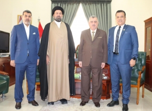 السفير العراقي في الدوحة عمر البرزنجي يستقبل السيد مؤسس حزب الداعي العراقي وأمينه العام