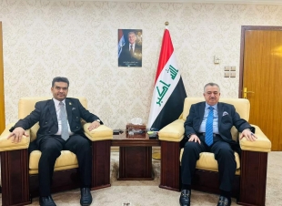 وكيل وزارة الخارجية عمر البرزنجي  يستقبل الممثل الدائم لجمهورية العراق لدى منظمة الأمم المتحدة للتربية والعلم والثقافة (اليونسكو