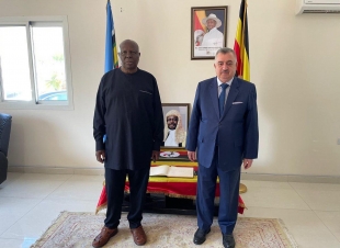 السفير البرزنجي يعزي بوفاة فخامة رئيس البرلمان الحادي عشر لجمهورية اوغندا