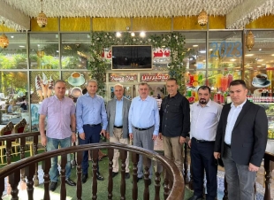 الوكيل البرزنجي يلبي دعوة من لدن الدكتور عثمان أحمد الجاف