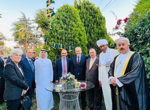 سفير جمهورية العراق لدى المملكة الأردنية الهاشمية يشارك في حفل استقبال بمناسبة العيد الوطني لمملكة السويد