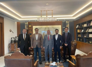 وكيل وزارة الخارجية عمر البرزنجي يزور السيد شوان محمد سليمان المدير التنفيذي لمجموعة شركات گەلياوه والمدير التنفيذي ڤان ستیل للحديد