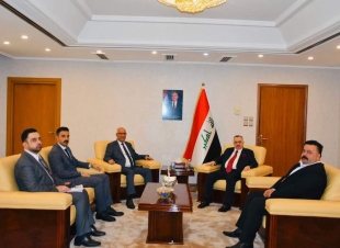 الوكيل البرزنجي يستقبل النائب (السابق) البروفيسور نديم الجابري