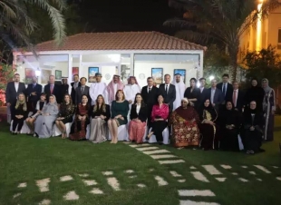 السفير عمر البرزنجي يلبي دعوة المدير التنفيذي للتحالف العالمي للأراضي الجافة والرئيس الأسبق للأسكوا