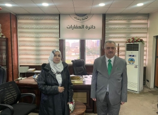 وكيل وزارة الخارجية للشؤون متعددة الأطراف والشؤون القانونية ينهي إجراءات توقيع عقد تخصيص مبنًى لمكتب تصديقات الرصافة مع أمانة بغداد 